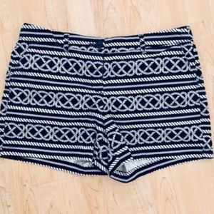 Crown & Ivy Nautical Navy Shorts